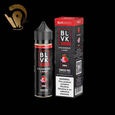 BLVK STRAWBERRY CANDY E-liquids 60ml - BLVK SERIES - Vape Here Store