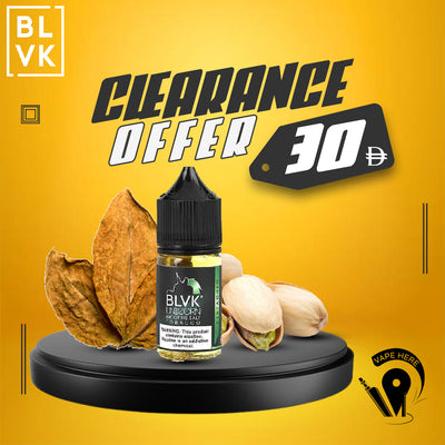 BLVK TOBACCO PISTACHIO SaltNic 30ml - BLVK UNICORN SERIES UAE AJMAN