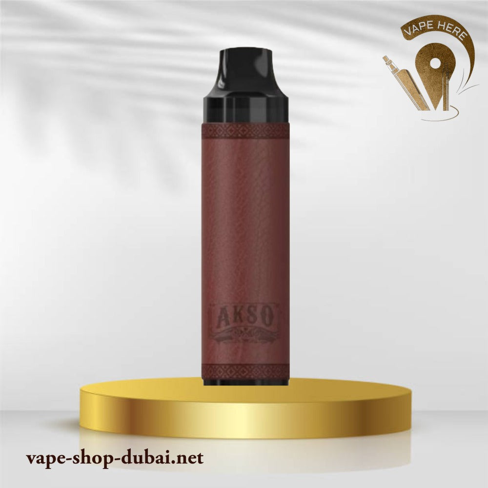 AKSO HAVANA DISPOSABLE VAPE 5000 PUFFS (Closed Pod System) Brown UAE Ajman