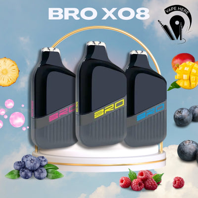 BRO X08 Disposable Vape 4500 PUFFS 20MG UAE Dubai