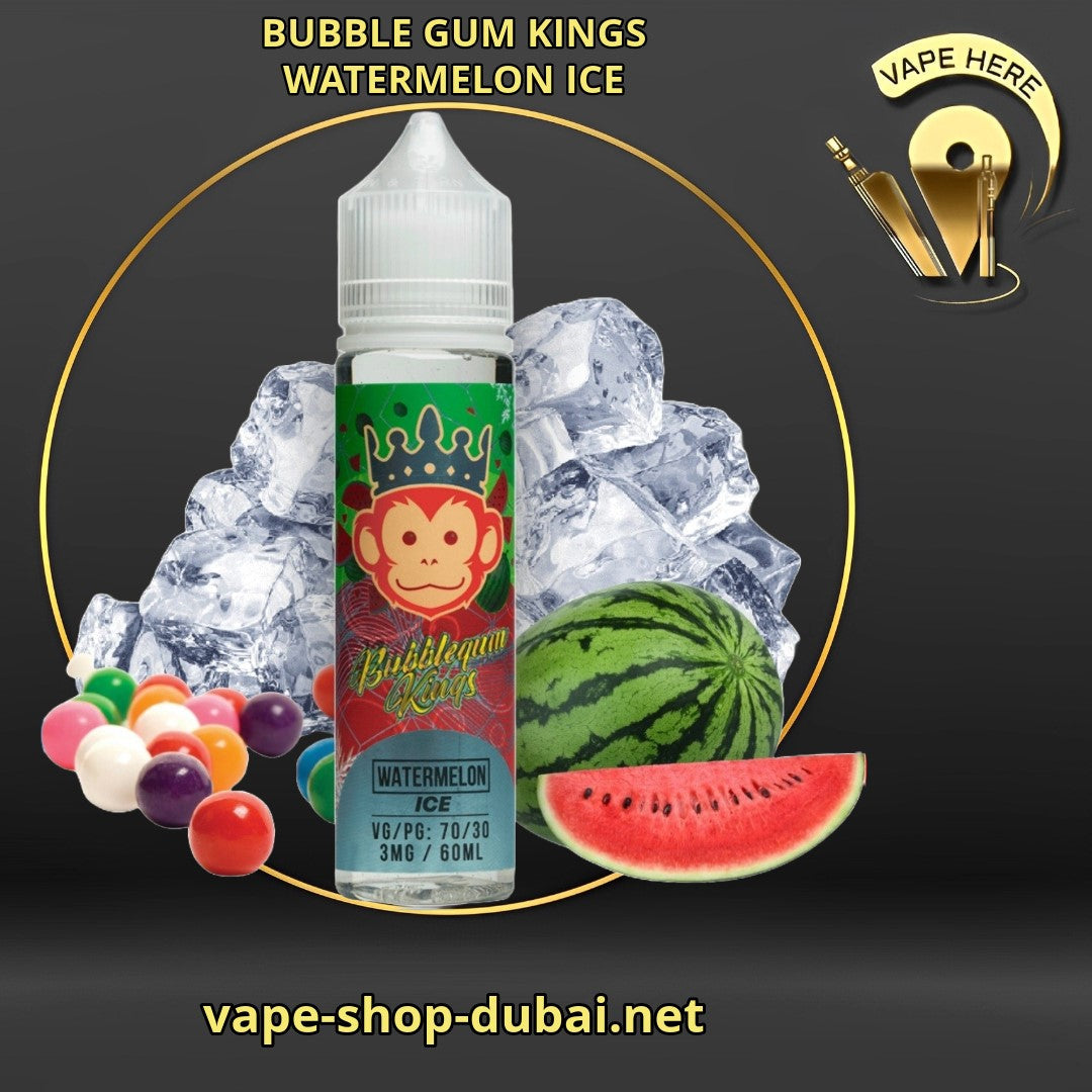 BUBBLE GUM KINGS WATERMELON ICE 60 ML by Dr. VAPES UAE ABU DHABI