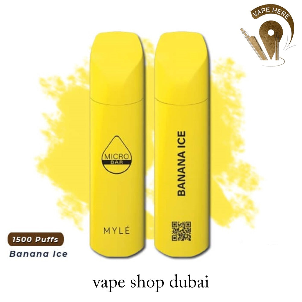 MYLE MICRO BAR 1500 PUFFS DISPOSABLE VAPE (20mg) - Vape Here Store