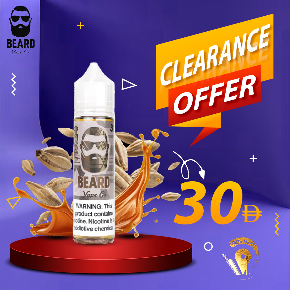 Beard Salted Caramel Malt 3mg E-Liquid 60mL (Clearance) UAE ABU DHABI