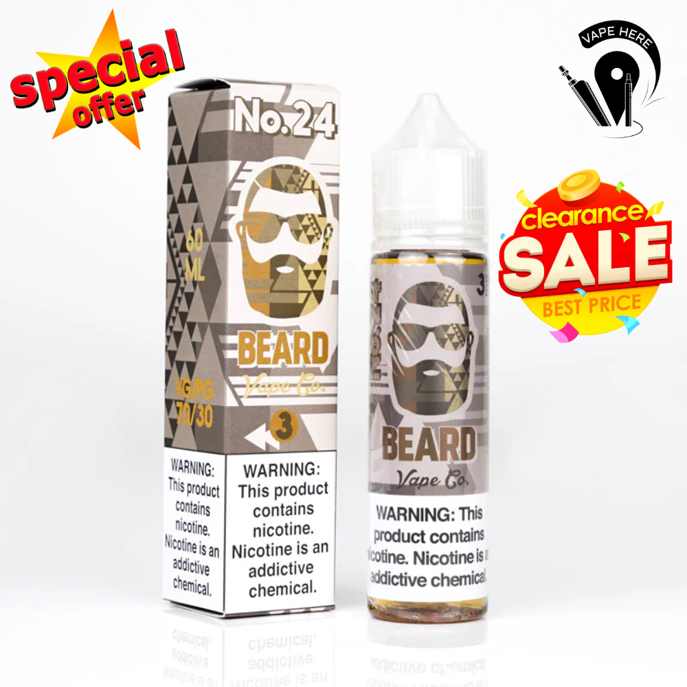 Vape Co E-Liquid No. 24 Salted Caramel Malt By Beard (60mL Australia Presents A Delicious Vape Co E-Liquid No. 24 Salted Caramel Malt By Beard (60mL Australia Presents A Delicious