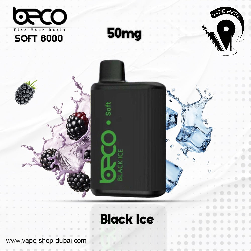 BECO SOFT 6000 Puffs Disposable Vape (Non-Rechargeable)- 20 & 50mg Dubai, UAE