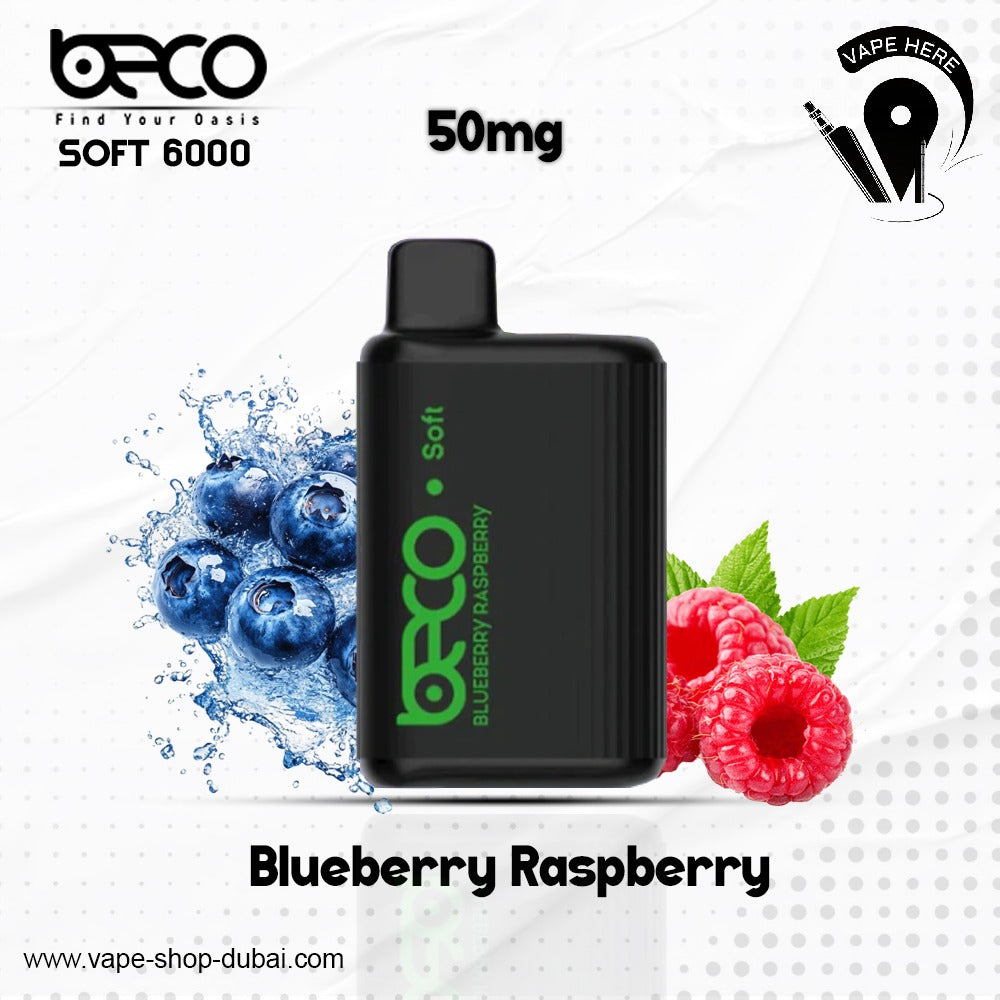 BECO SOFT 6000 Puffs Disposable Vape (Non-Rechargeable)- 20 & 50mg Ras al khaimah, UAE