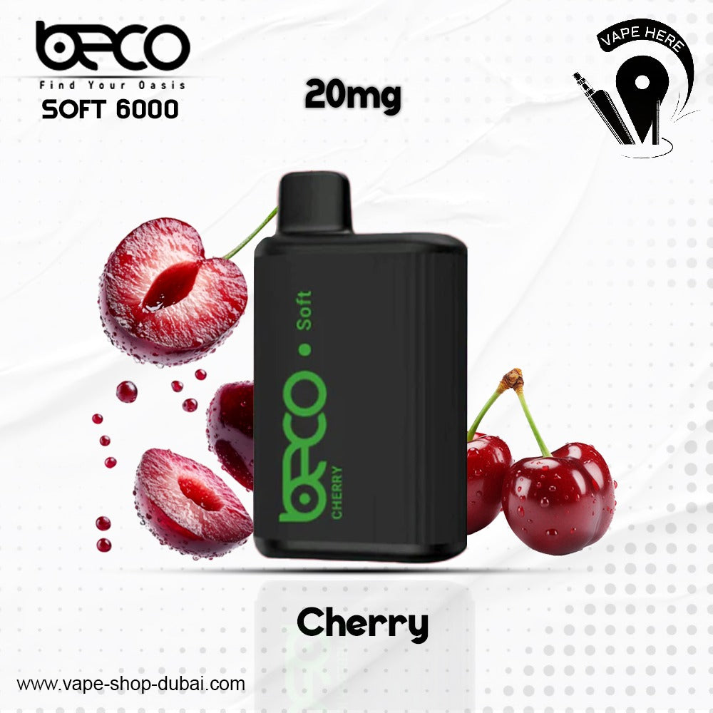 BECO SOFT 6000 Puffs Disposable Vape (Non-Rechargeable)- 20 & 50mg Al ain , UAE