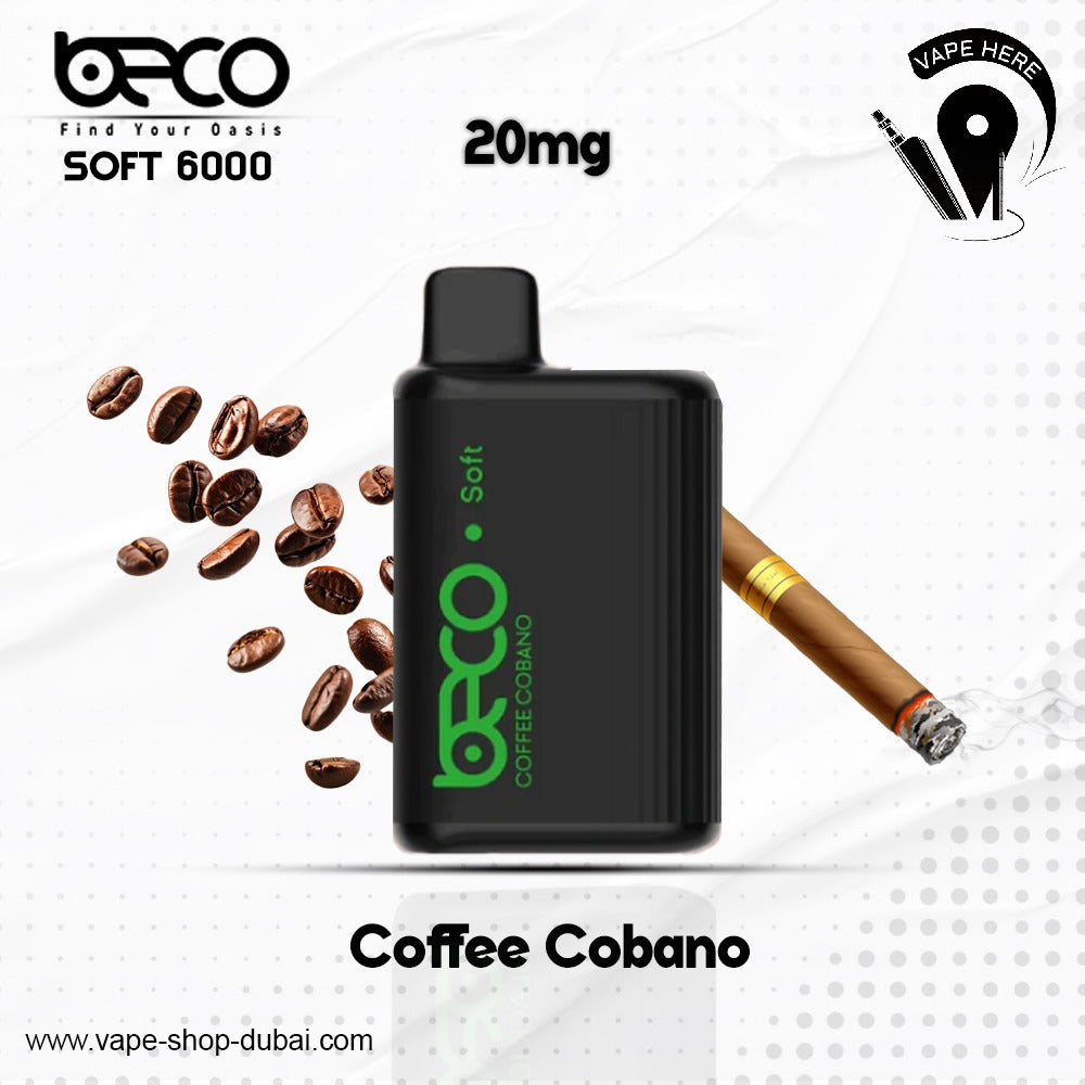 BECO SOFT 6000 Puffs Disposable Vape (Non-Rechargeable)- 20 & 50mg Umm al quwain, UAE
