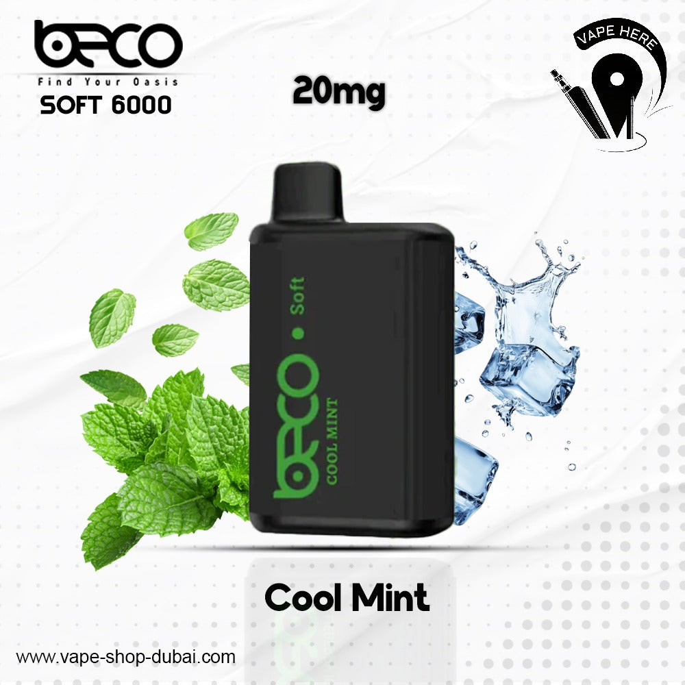 BECO SOFT 6000 Puffs Disposable Vape (Non-Rechargeable)- 20 & 50mg Umm al quwain, UAE