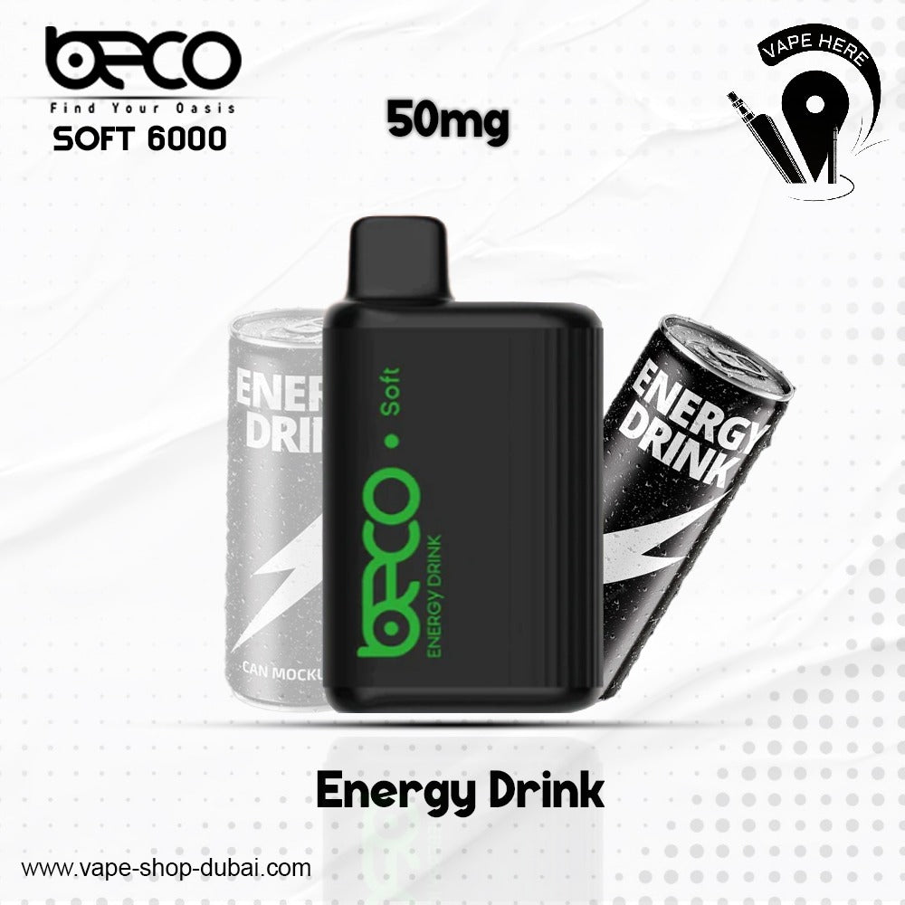 BECO SOFT 6000 Puffs Disposable Vape (Non-Rechargeable)- 20 & 50mg Dubai, UAE