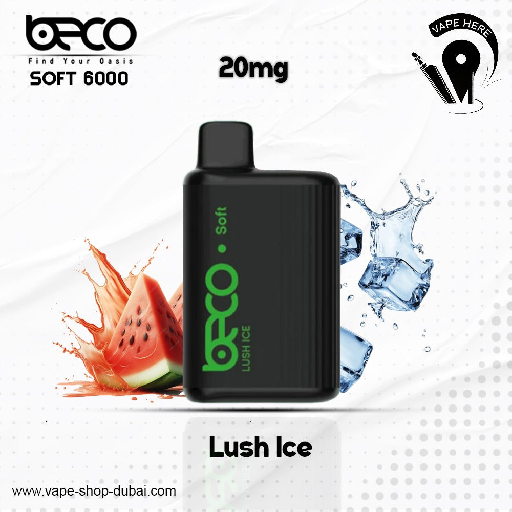 BECO SOFT 6000 Puffs Disposable Vape (Non-Rechargeable)- 20 & 50mg Sharjah, UAE