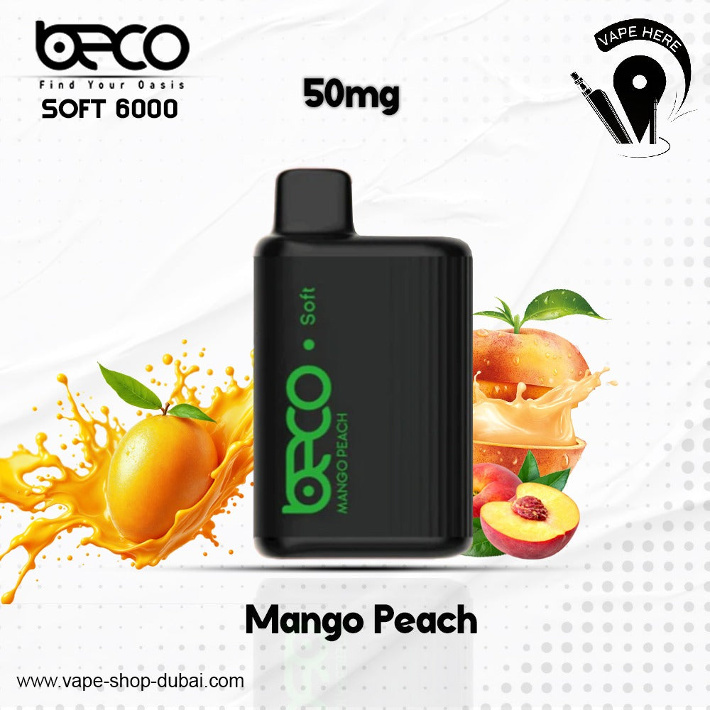 BECO SOFT 6000 Puffs Disposable Vape (Non-Rechargeable)- 20 & 50mg Dubai, UAE