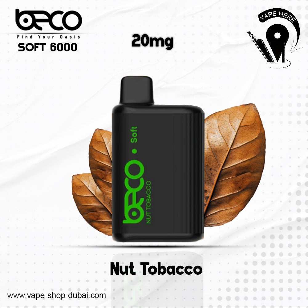 BECO SOFT 6000 Puffs Disposable Vape (Non-Rechargeable)- 20 & 50mg Dubai, UIAE