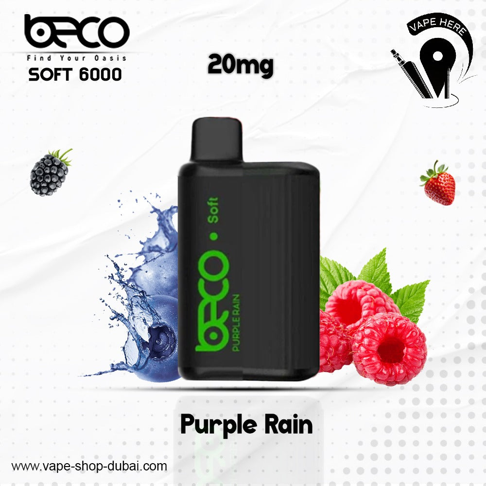 BECO SOFT 6000 Puffs Disposable Vape (Non-Rechargeable)- 20 & 50mg Sharjah, UAE