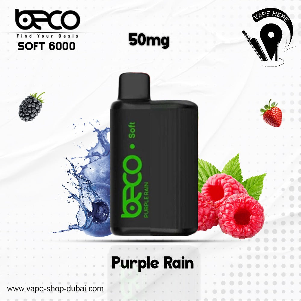 BECO SOFT 6000 Puffs Disposable Vape (Non-Rechargeable)- 20 & 50mg Dubai, UAE