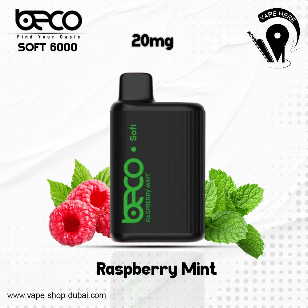 BECO SOFT 6000 Puffs Disposable Vape (Non-Rechargeable)- 20 & 50mg Ras al khaimah, UAE