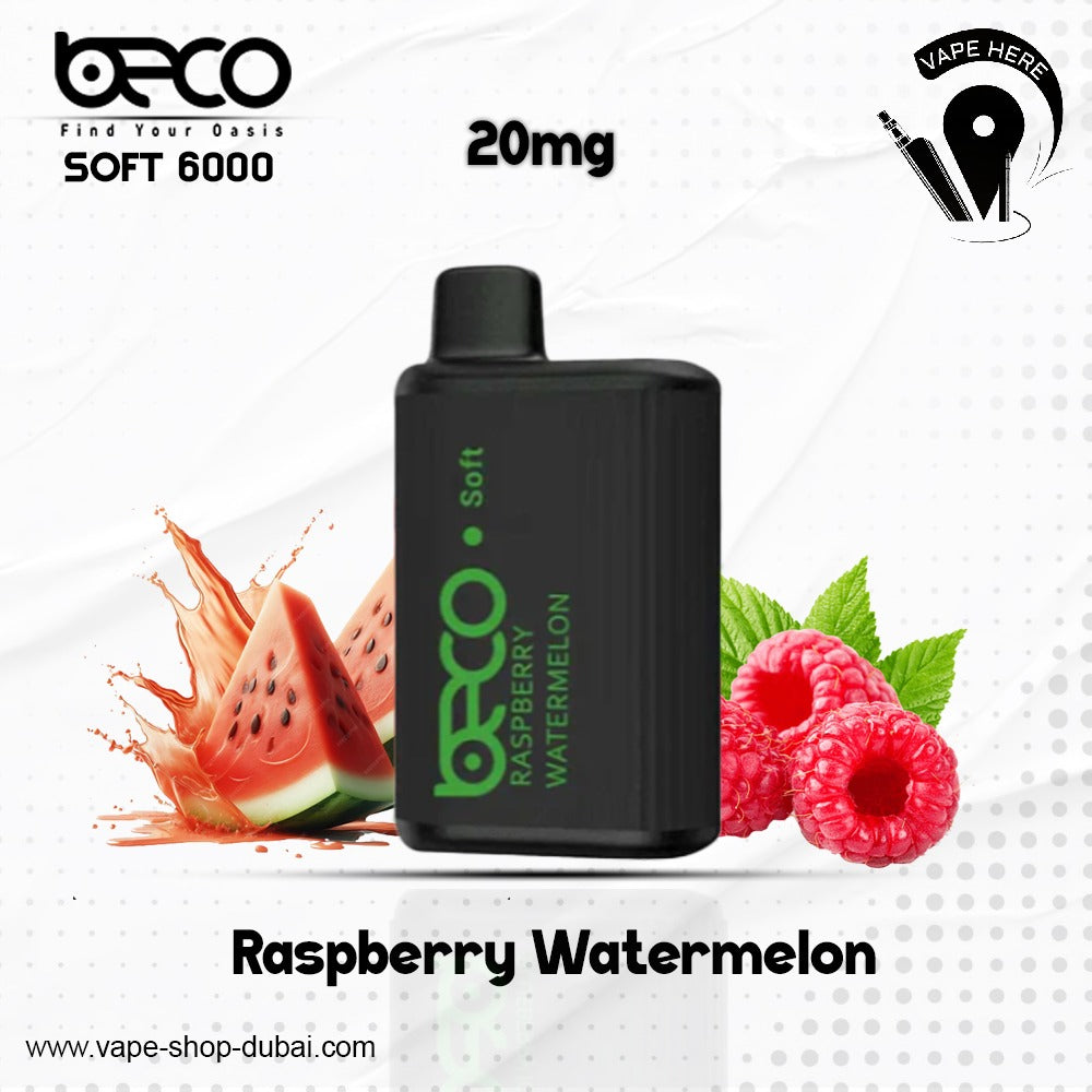 BECO SOFT 6000 Puffs Disposable Vape (Non-Rechargeable)- 20 & 50mg Ajman, UAE