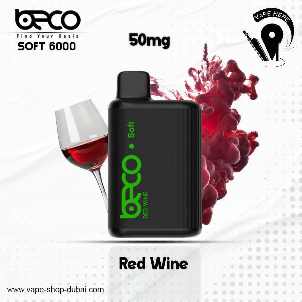 BECO SOFT 6000 Puffs Disposable Vape (Non-Rechargeable)- 20 & 50mg Ras al khaimah, UAE