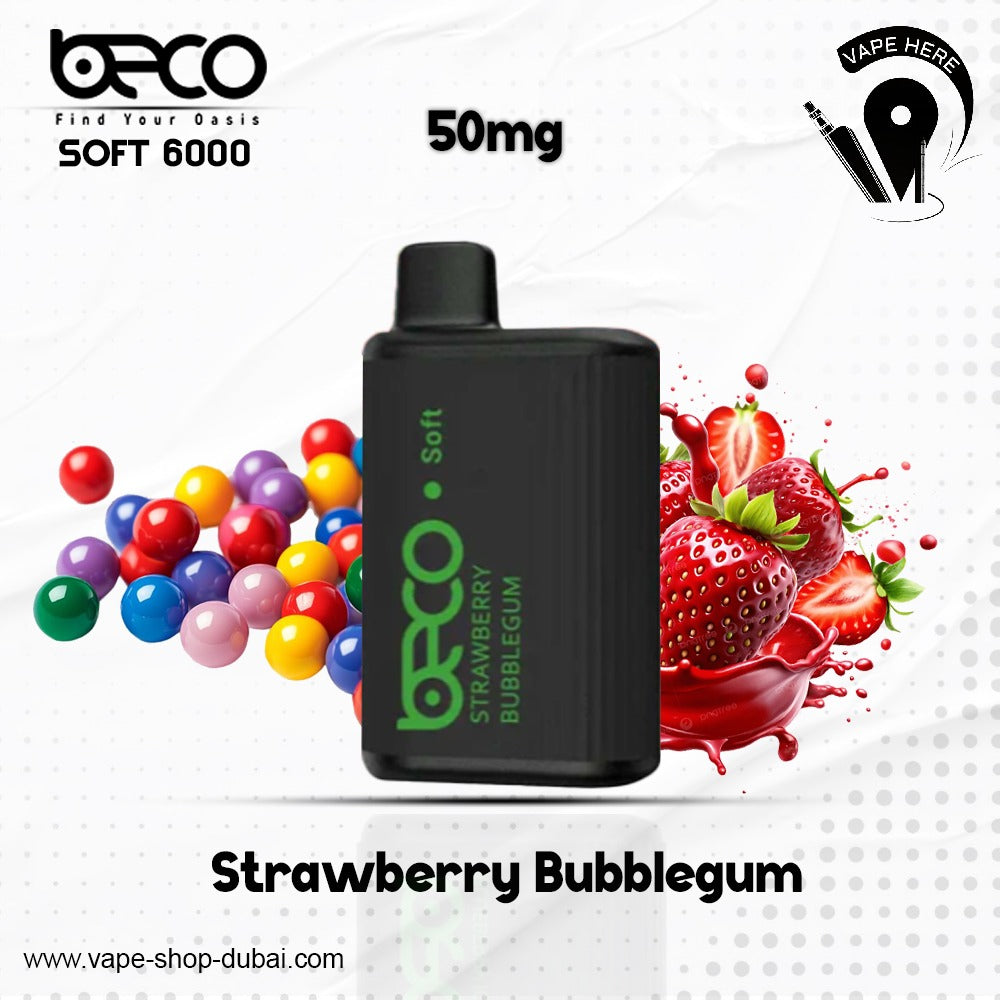 BECO SOFT 6000 Puffs Disposable Vape (Non-Rechargeable)- 20 & 50mg Dubai, UAE