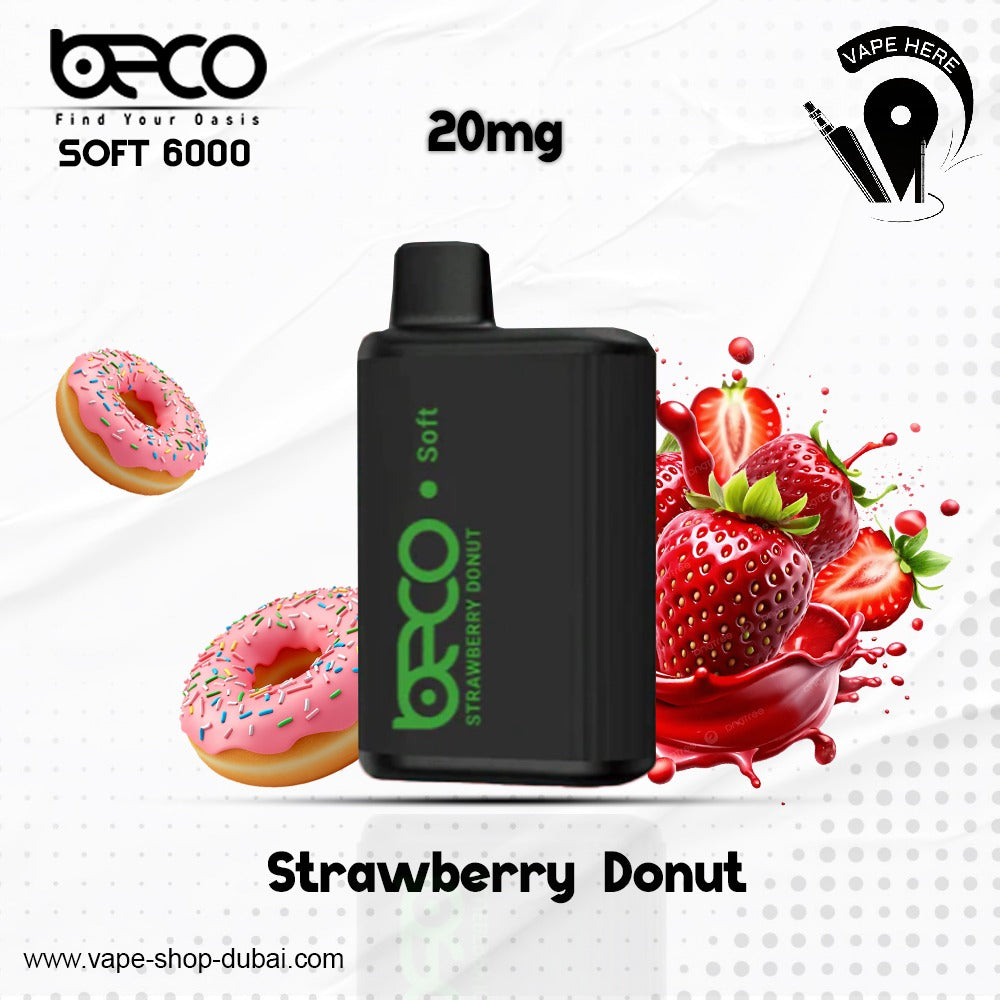 BECO SOFT 6000 Puffs Disposable Vape (Non-Rechargeable)- 20 & 50mg Sharjah, UAE