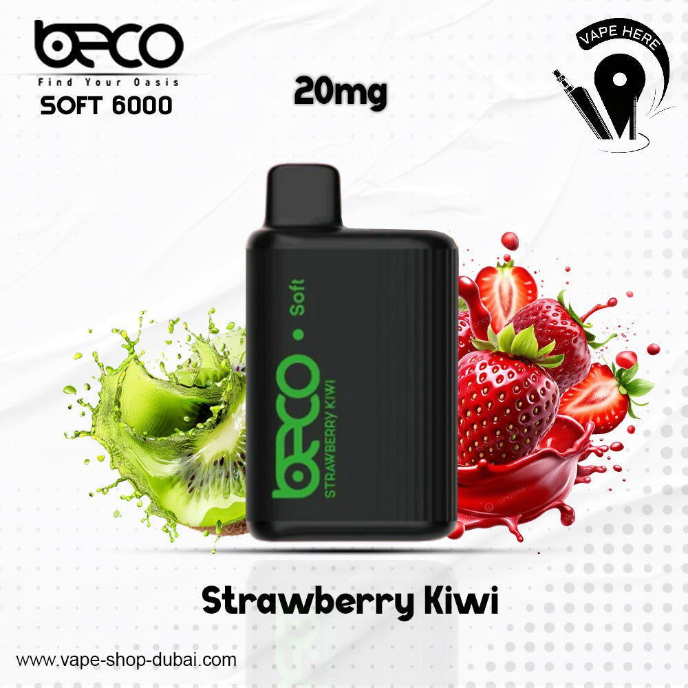 BECO SOFT 6000 Puffs Disposable Vape (Non-Rechargeable)- 20 & 50mg Sharjah, UAE