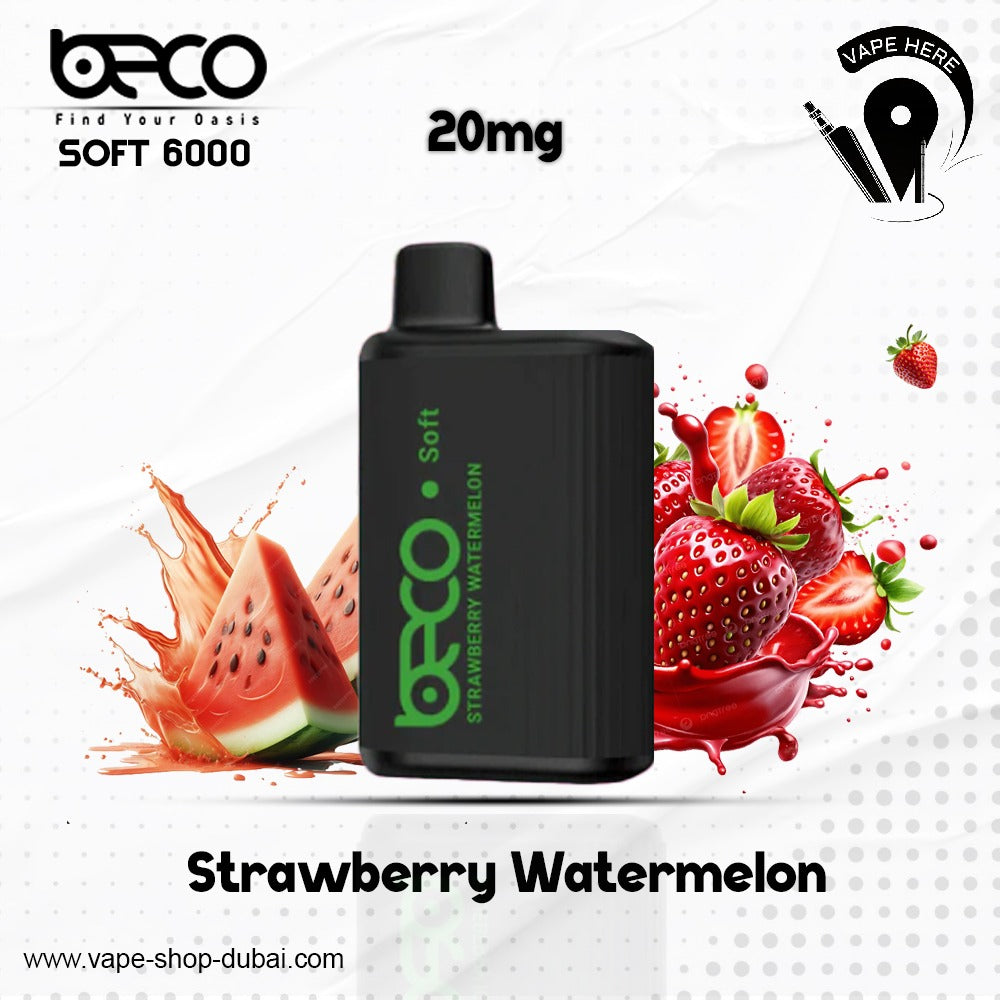 BECO SOFT 6000 Puffs Disposable Vape (Non-Rechargeable)- 20 & 50mg Umm al quwain, UAE
