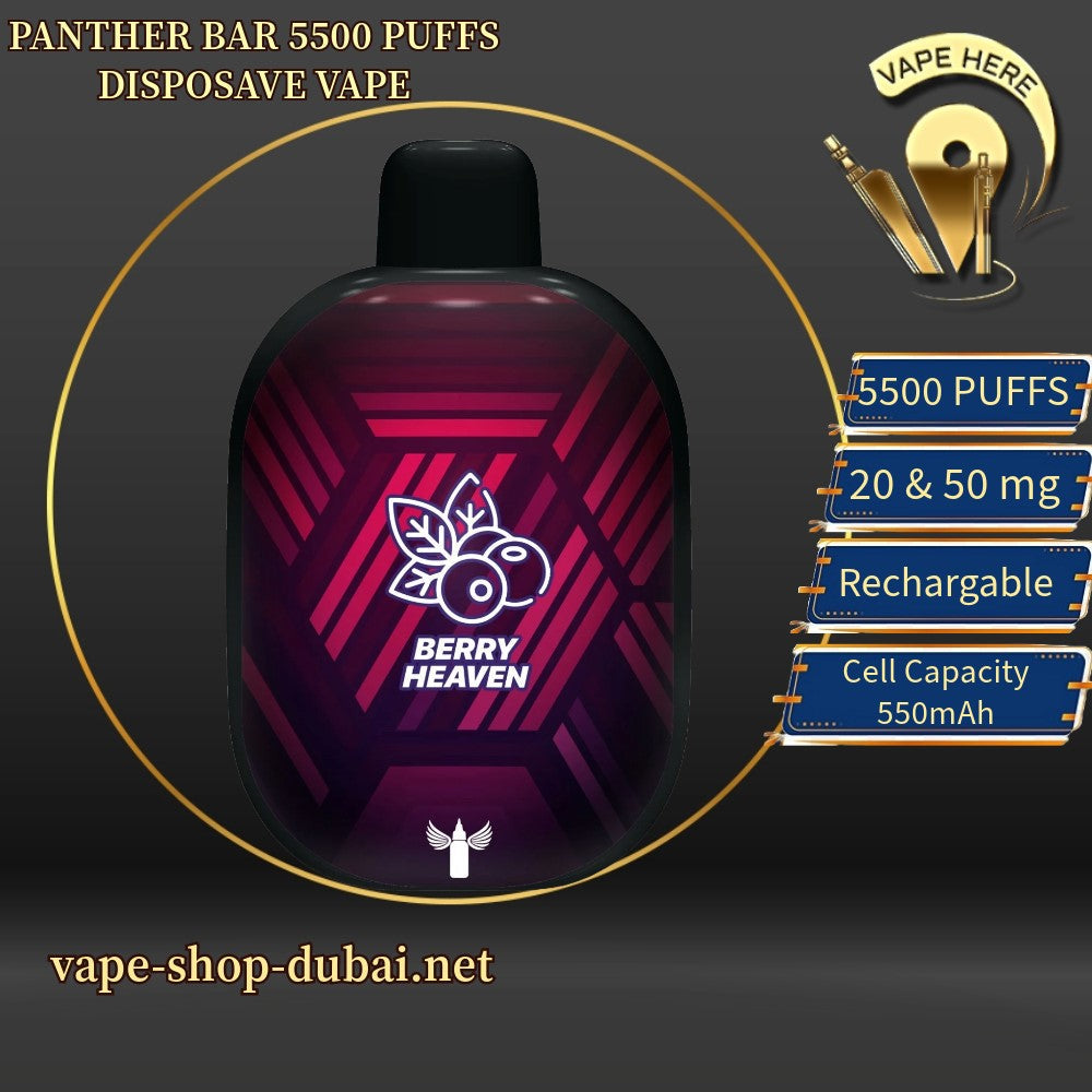 PANTHER BAR 5500 PUFFS DISPOSABLE VAPE BY DR.VAPE - Vape Here Store