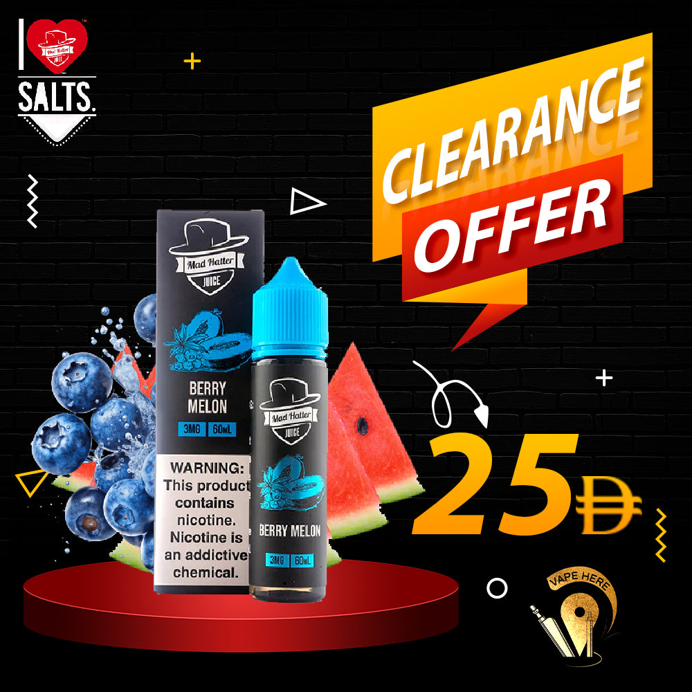 BERRY MELON - E-LIQUIDS 60ML / MAD HATTER UAE Al Ain