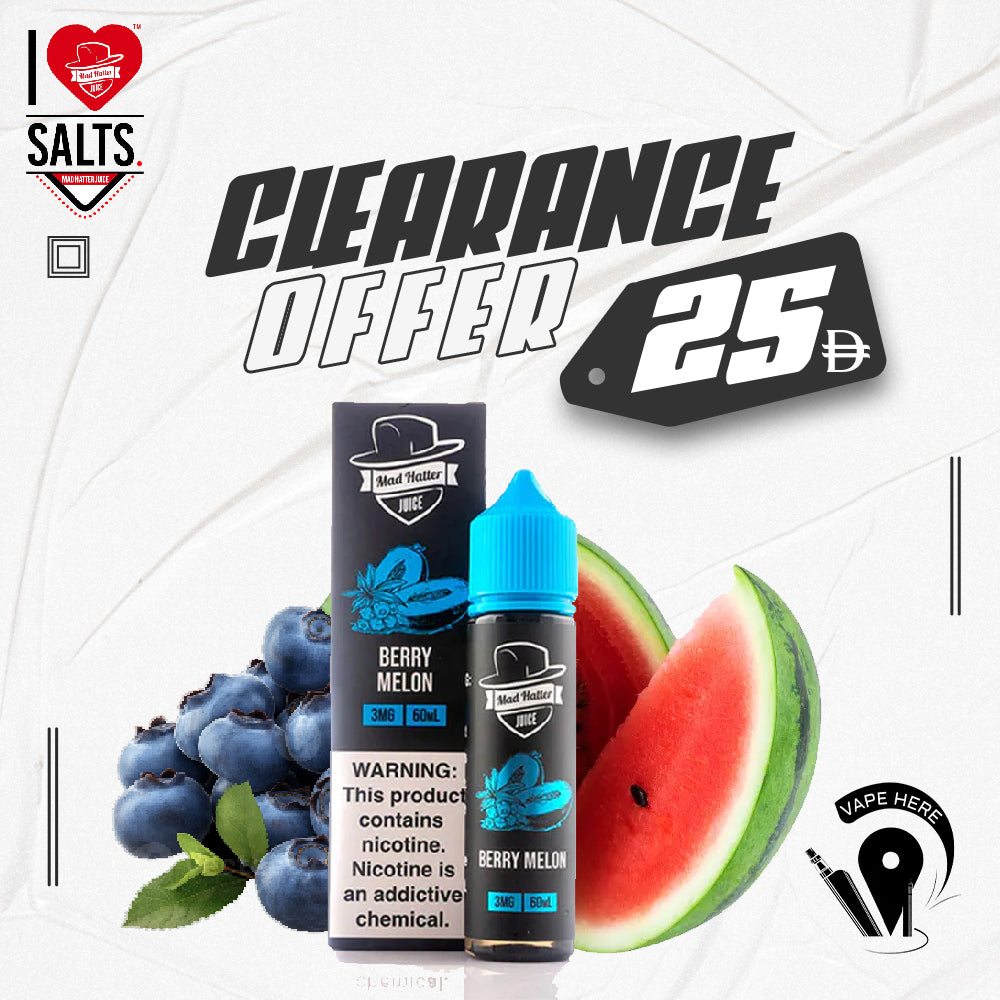 BERRY MELON - E-LIQUIDS 60ML / MAD HATTER UAE Abu Dhabi
