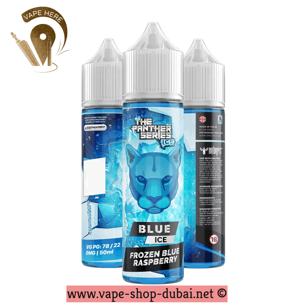 Blue Panther Ice - E liquid by Dr Vapes - Vape Here Store