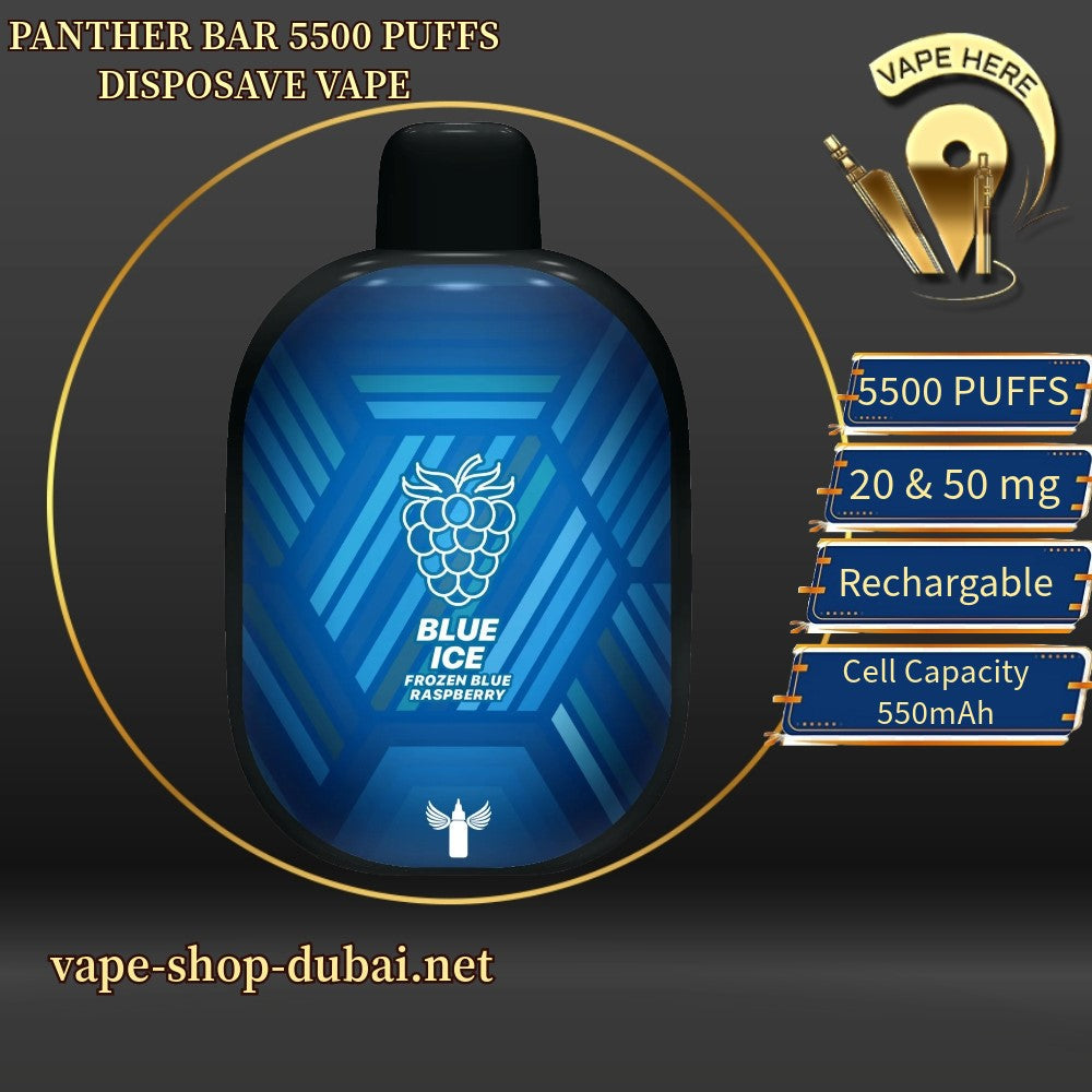 PANTHER BAR 5500 PUFFS DISPOSABLE VAPE BY DR.VAPE - Vape Here Store