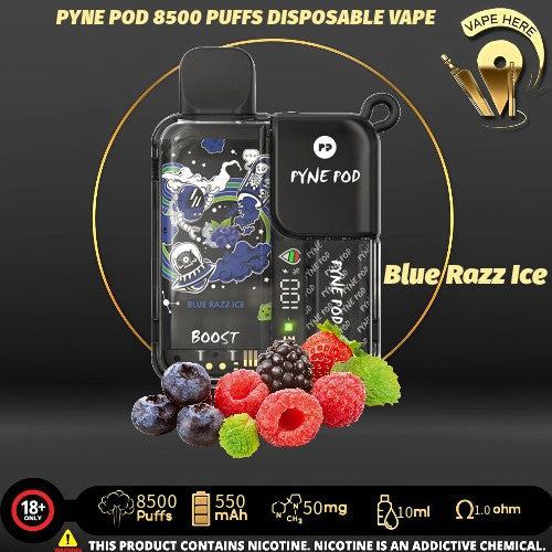 PYNE POD 8500 PUFFS DISPOSABLE VAPE - Vape Here Store