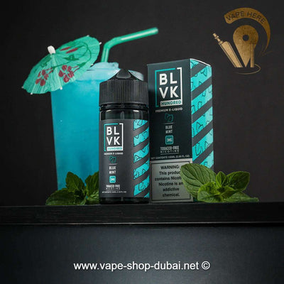 BLVK BLUE MINT E-LIQUIDE 60ml - BLVK HUNDRED SERIES - Vape Here Store