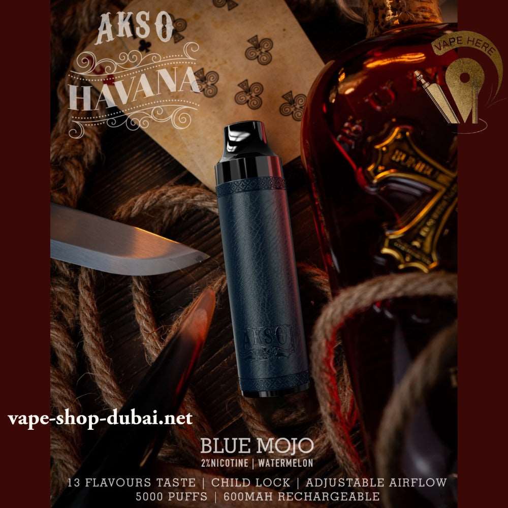 AKSO HAVANA DISPOSABLE VAPE 5000 PUFFS (Closed Pod System) - Vape Here Store