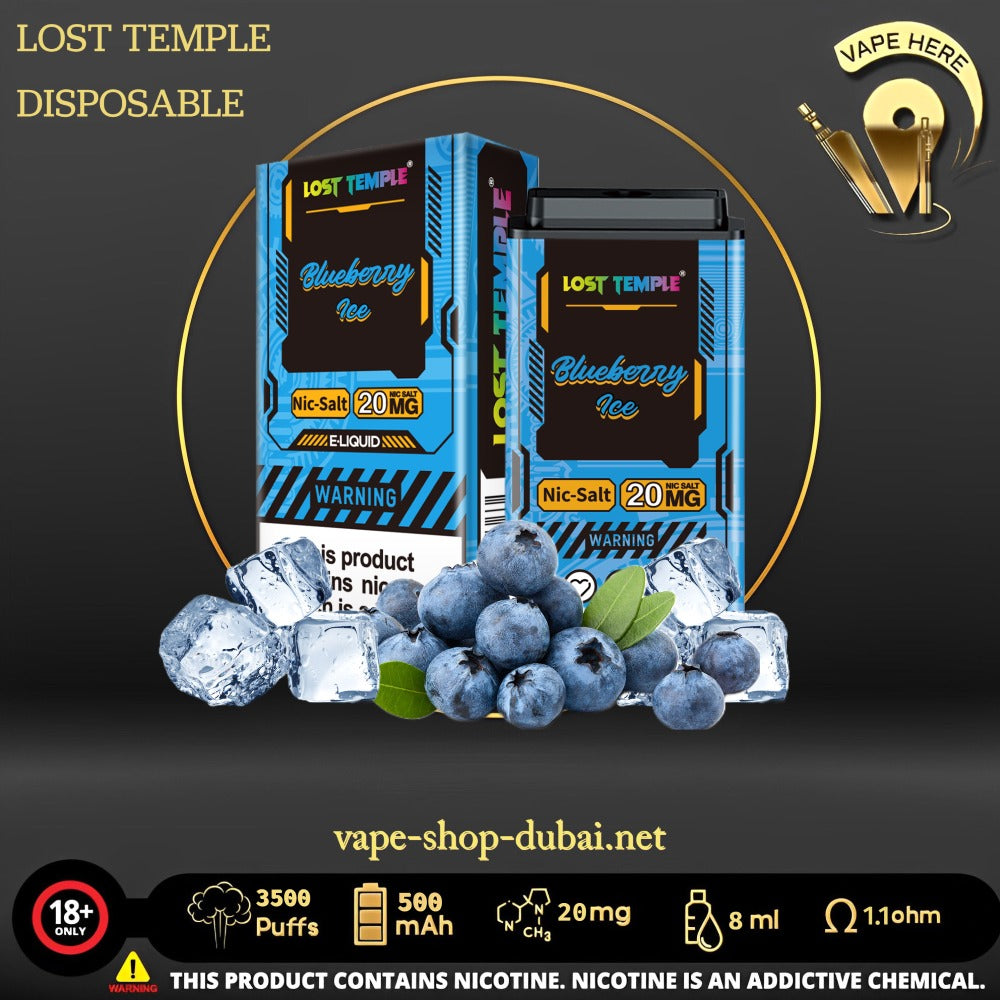 LOST TEMPLE 3500 PUFFS DISPOSABLE VAPE - Vape Here Store