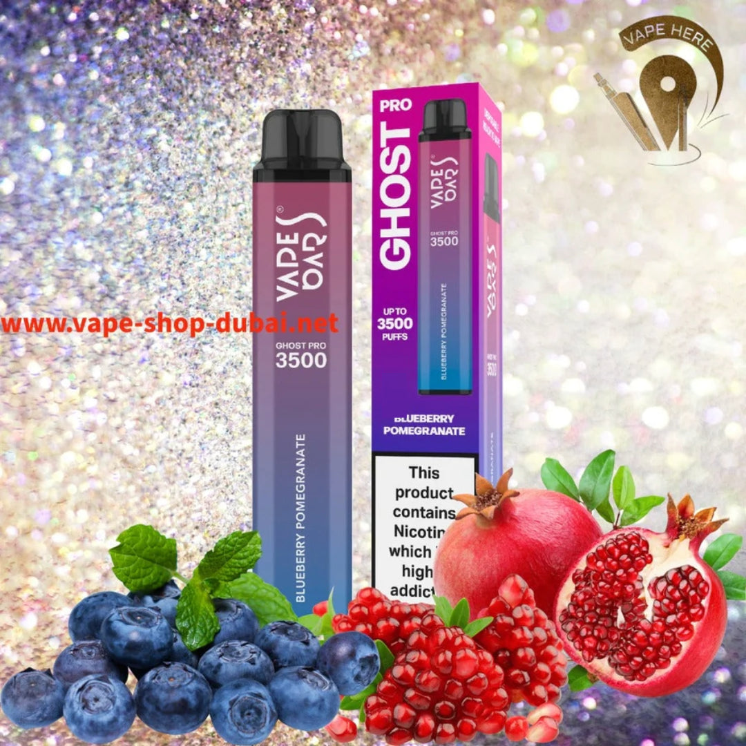 VAPES BAR - GHOST PRO 3500 PUFFS 0MG DISPOSABLE VAPE - Vape Here Store