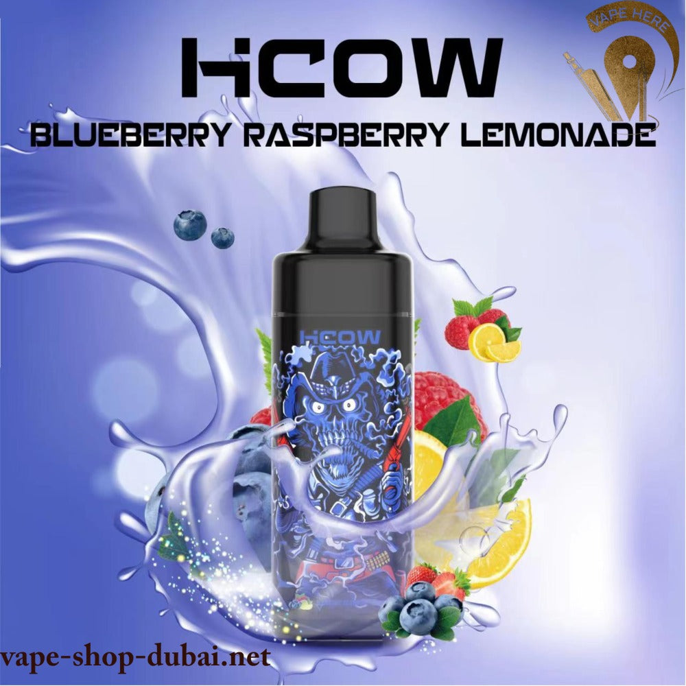 HCOW RF10000 Disposable Vape Blueberry Raspberry Lemonade – 10,000 Puffs UAE Dubai