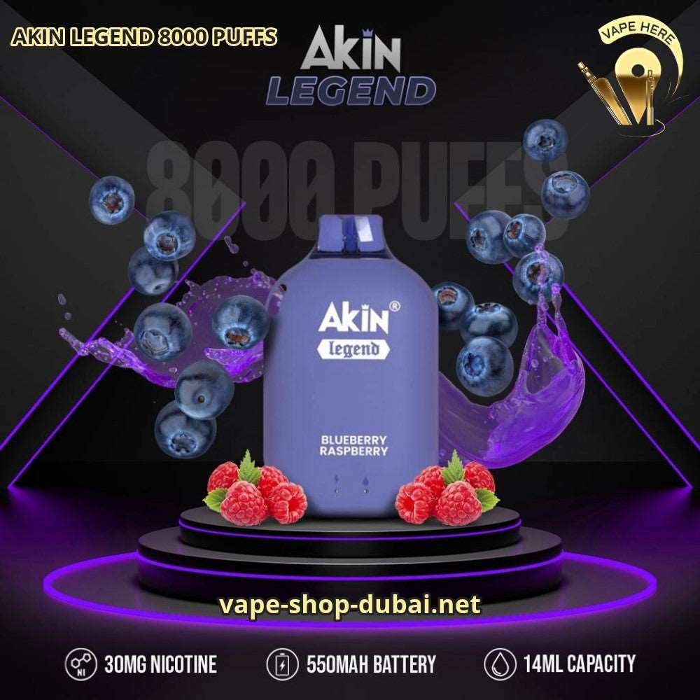 AKIN LEGEND 8000 PUFFS DISPOSABLE VAPE 3% Nicotine