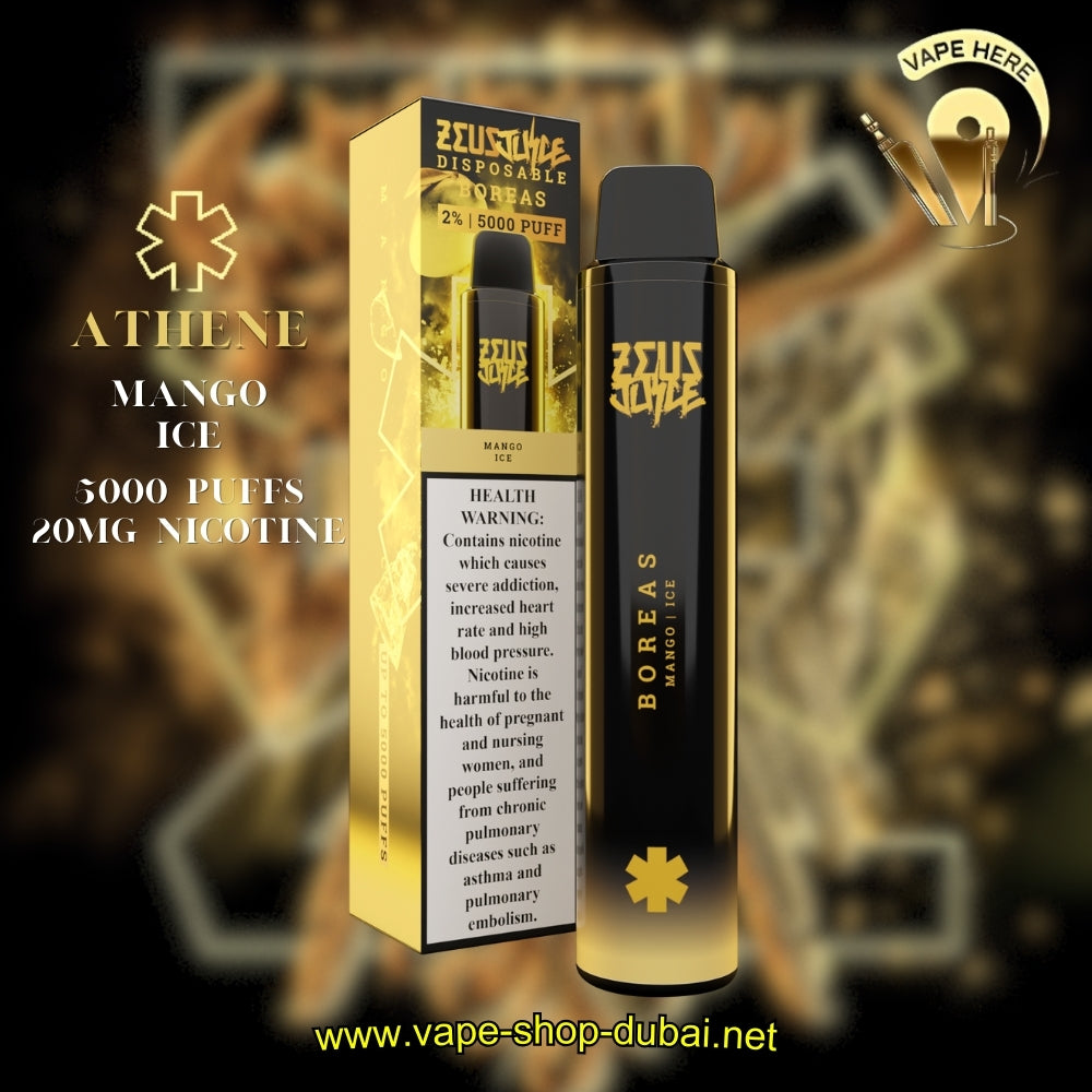 Zeus Juice Disposable Vape Boreas (Mango Ice) UAE Umm Al Quwain