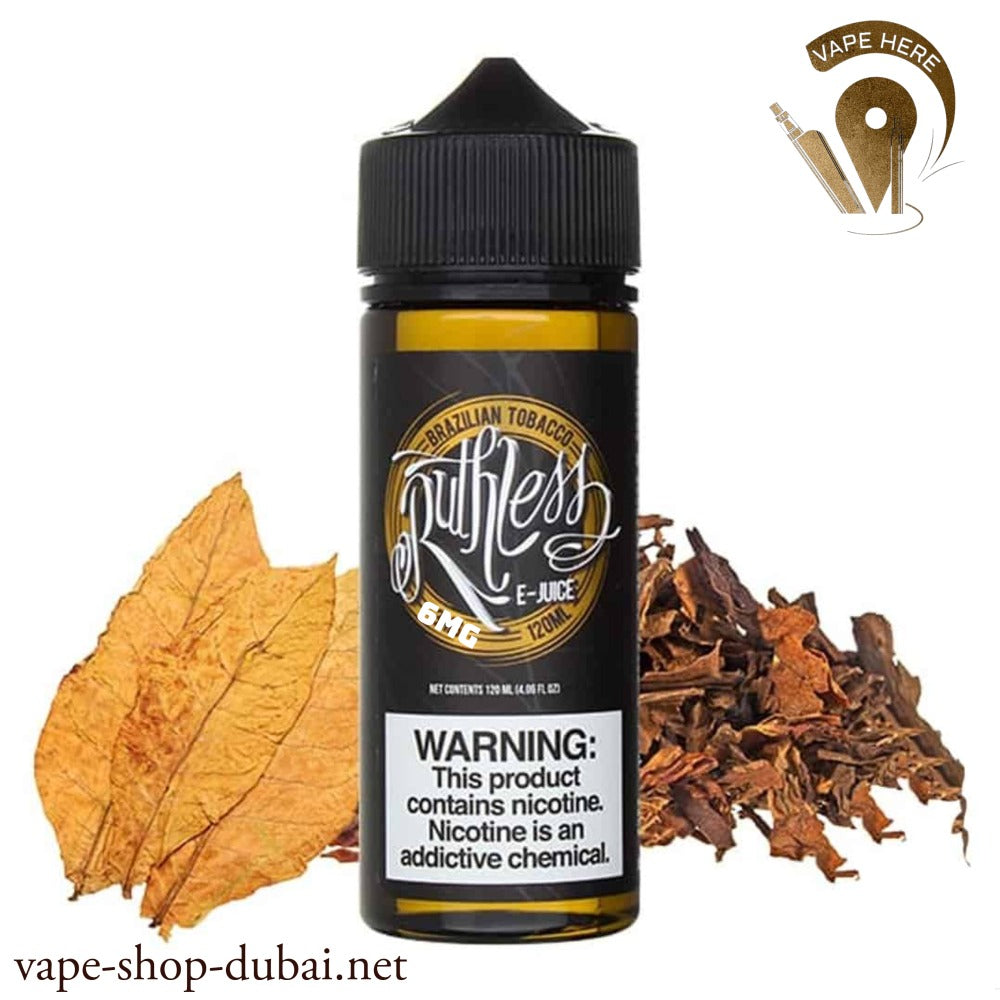 Ruthless Brazilian Tobacco Juice - Vape Here Store
