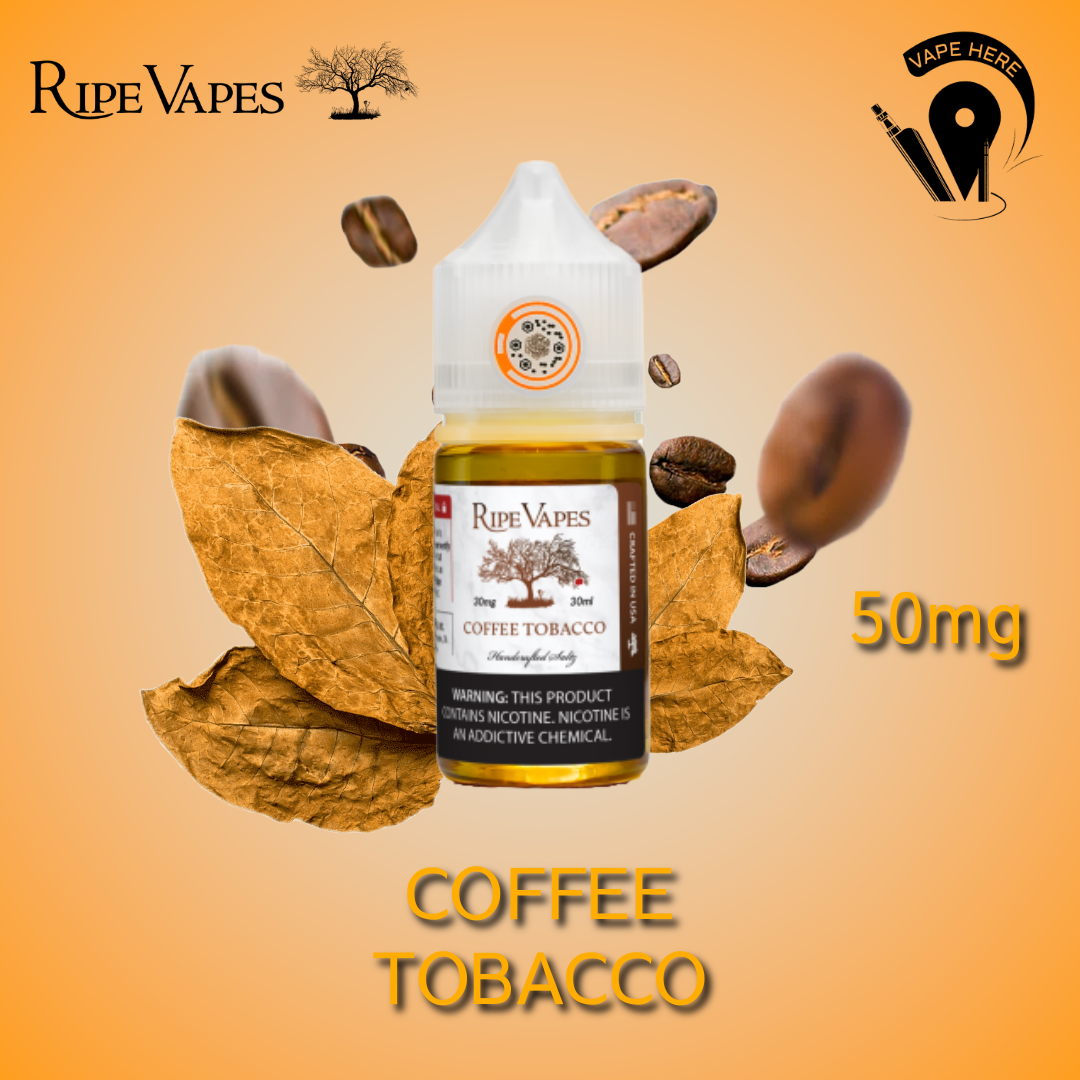 ripe vapes coffee tobacco - Coffee Tobacco 30ml NicSalt from