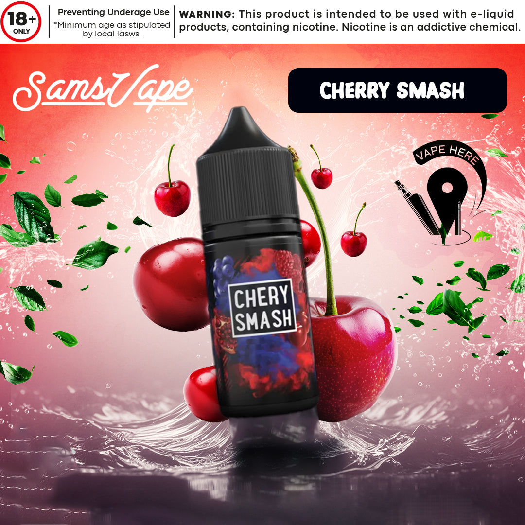 Cherry Smash Saltnic By Sam Vapes UAE Abu Dhabi & Dubai