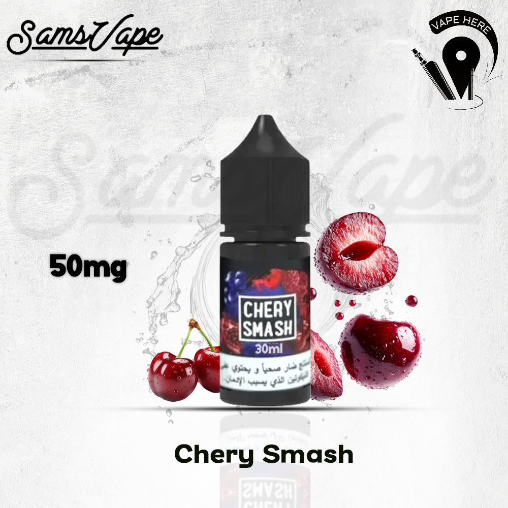 Cherry Smash Saltnic By Sam Vapes