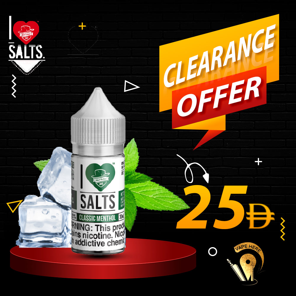 Classic Menthol - I Love Salts UAE Dubai