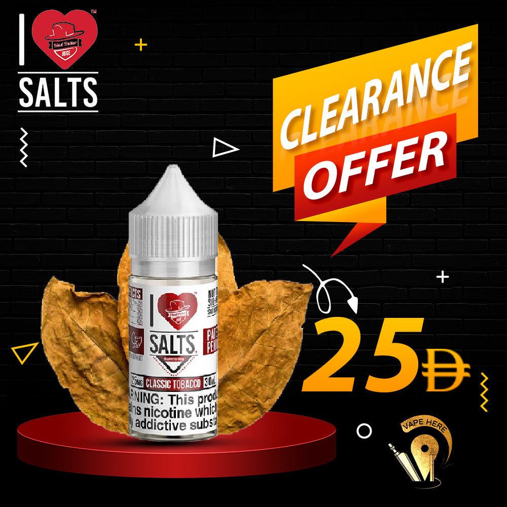 Classic Tobacco - I Love Salts / Mad Hatter Juice UAE Ajman