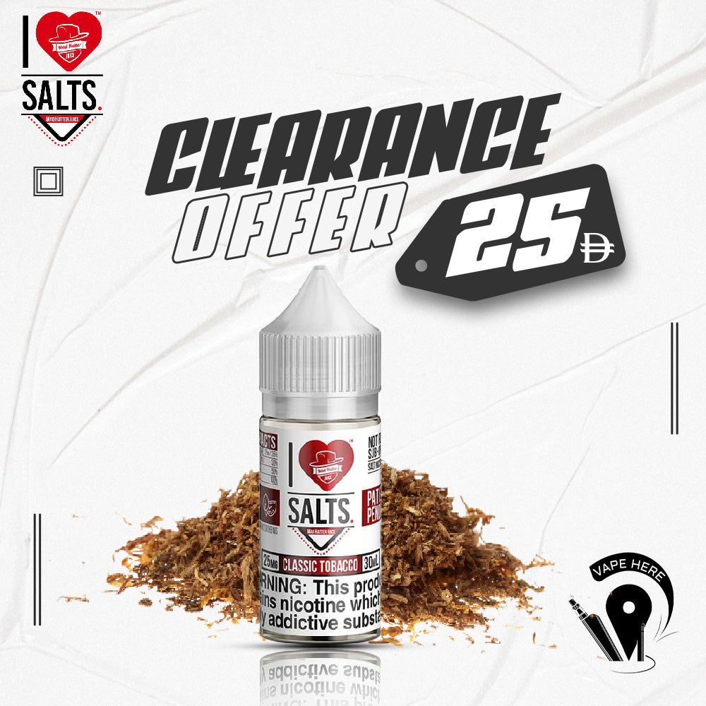 Classic Tobacco - I Love Salts / Mad Hatter Juice | Vape Shop Riyadh | Vape  KSA Saudi Arabia