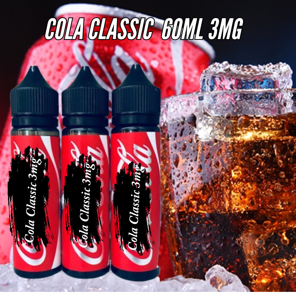 Cola Classic & Cola Ice Flavors 3MG E-liquids 60 & 120ML - Vape Here Store