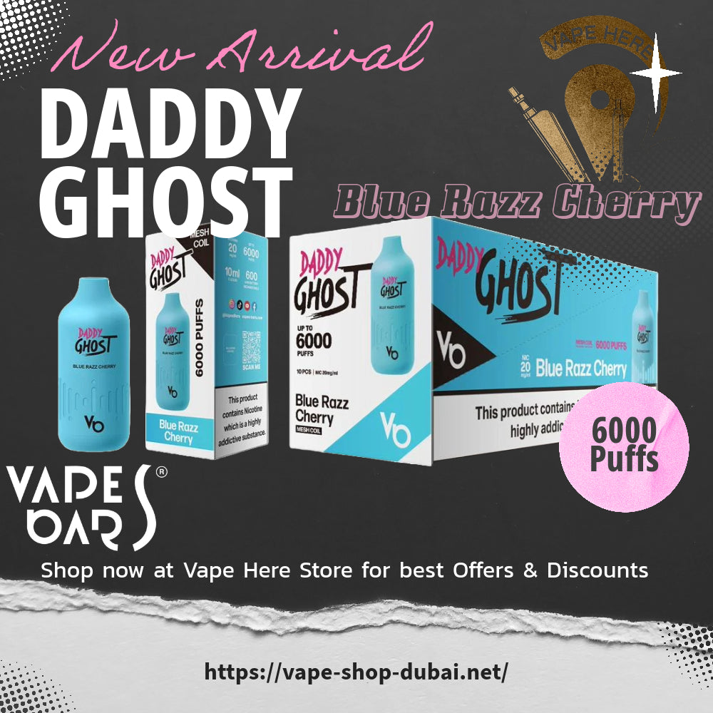 DADDY GHOST 6000 PUFFS 20MG DISPOSABLE VAPE BY VAPES BARS