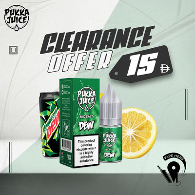 DEW - BY PUKKA JUICE  30ml SALTNIC UAE DUBAI