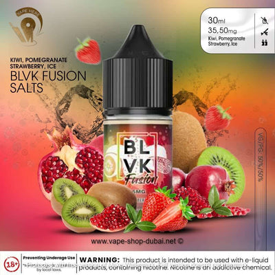 BLVK KIWI POM BERRY ICE SaltNic 30ml - BLVK FUSION SERIES - Vape Here Store